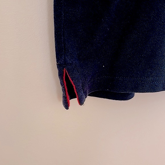 NWT Abercrombie Kid's Navy Blue Polo. Size XL 16. - Picture 4 of 11